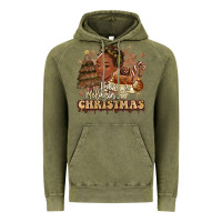 Vintage Olive have a melanin christmas  black woman Vintage Hoodie - MaliasSmallBusiness