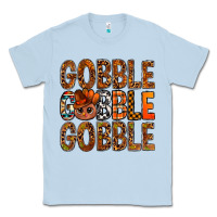 Dusty Blue western gobble with turkey bbs Classic Tee - BundleAndBundleShop