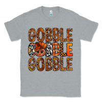 Heather Grey western gobble with turkey bbs Classic Tee - BundleAndBundleShop