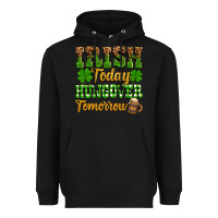 Black St. Patrick's Irish today hungover tomorrow Heavyweight Hoodie - OliviaCreatesArt