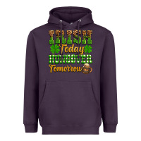 Plum St. Patrick's Irish today hungover tomorrow Heavyweight Hoodie - OliviaCreatesArt