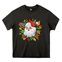 Asphalt santa claus sunflower Heavy Core Tee - Jasminsmagicworld