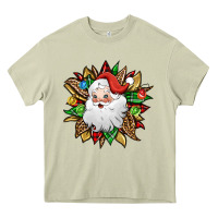 Mossy santa claus sunflower Heavy Core Tee - Jasminsmagicworld
