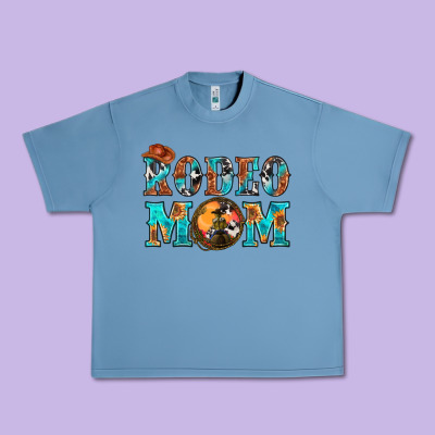 Western Rodeo Mom Urban Heavy Tee Designed By Bundleandbundleshop