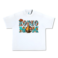 White Western Rodeo Mom Urban Heavy Tee - BundleAndBundleShop