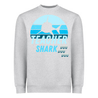Heather Grey Teacher Shark Doo Heavyweight Sweatshirt - Bettercallsaul
