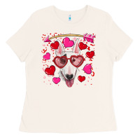 Bone Valentine's day  bull terrier Ladies Tee - RanaPortraitStore