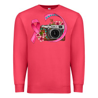 Cardinal floral cancer ribbon vintage camera Premium Sweatshirt - FaDigitalArtStudio