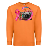 Carrot floral cancer ribbon vintage camera Premium Sweatshirt - FaDigitalArtStudio