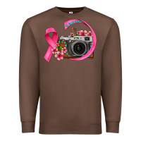 Chestnut floral cancer ribbon vintage camera Premium Sweatshirt - FaDigitalArtStudio
