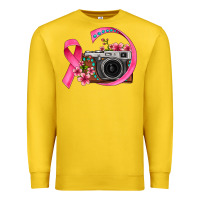 Lemon floral cancer ribbon vintage camera Premium Sweatshirt - FaDigitalArtStudio