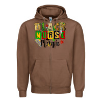 Chestnut black nurse magic juneteenth Zipper Hoodie - CowGirlArtShop