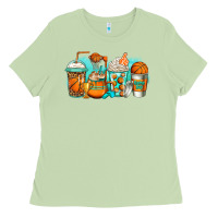 Matcha basketball coffee cups Ladies Tee - Jasminsmagicworld