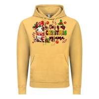 Vintage Mustard this is my  christmas pyjama Vintage Hoodie - MaliasSmallBusiness