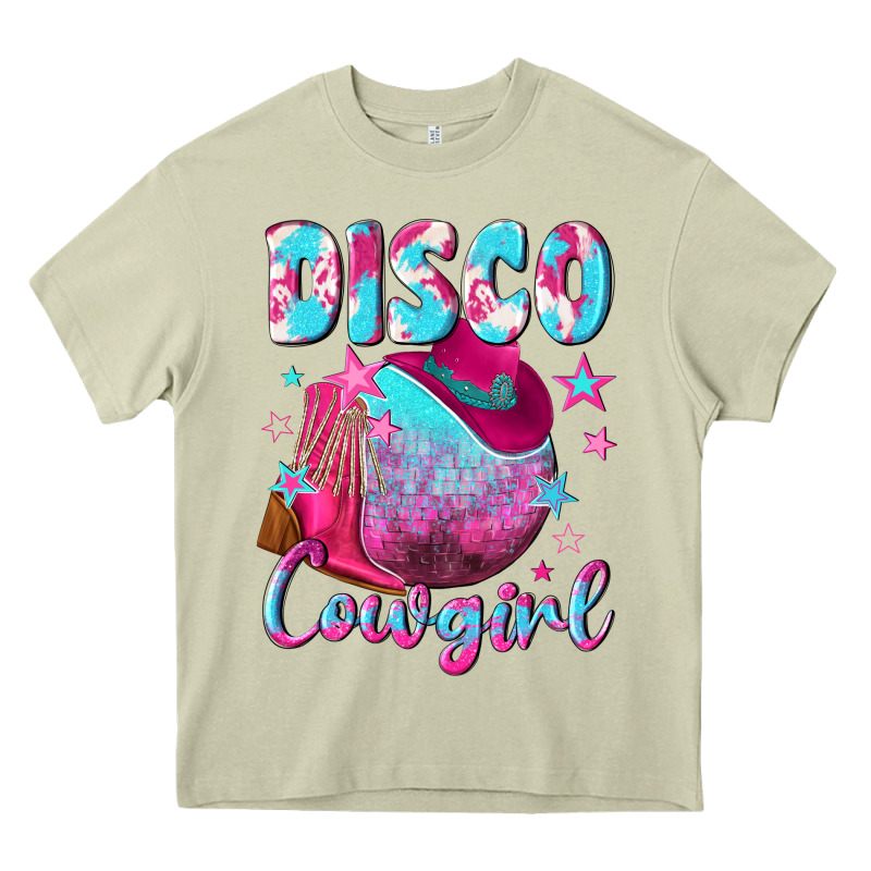 Disco Cowgirl Heavy Core Tee by NancyCooperArtShop | Teevron