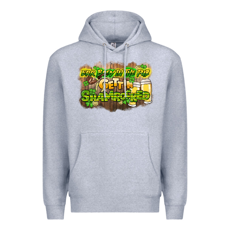 Err Body In The Pub Gettin Shamrocked Premium Hoodie by HowdyJamesFarm | Teevron