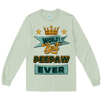 Matcha world's best peepaw ever Long Sleeve Tee - Jasminsmagicworld