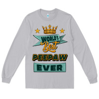 Moon Dust world's best peepaw ever Long Sleeve Tee - Jasminsmagicworld