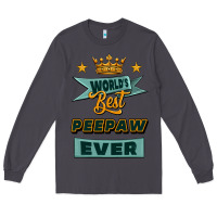 Smoke world's best peepaw ever Long Sleeve Tee - Jasminsmagicworld