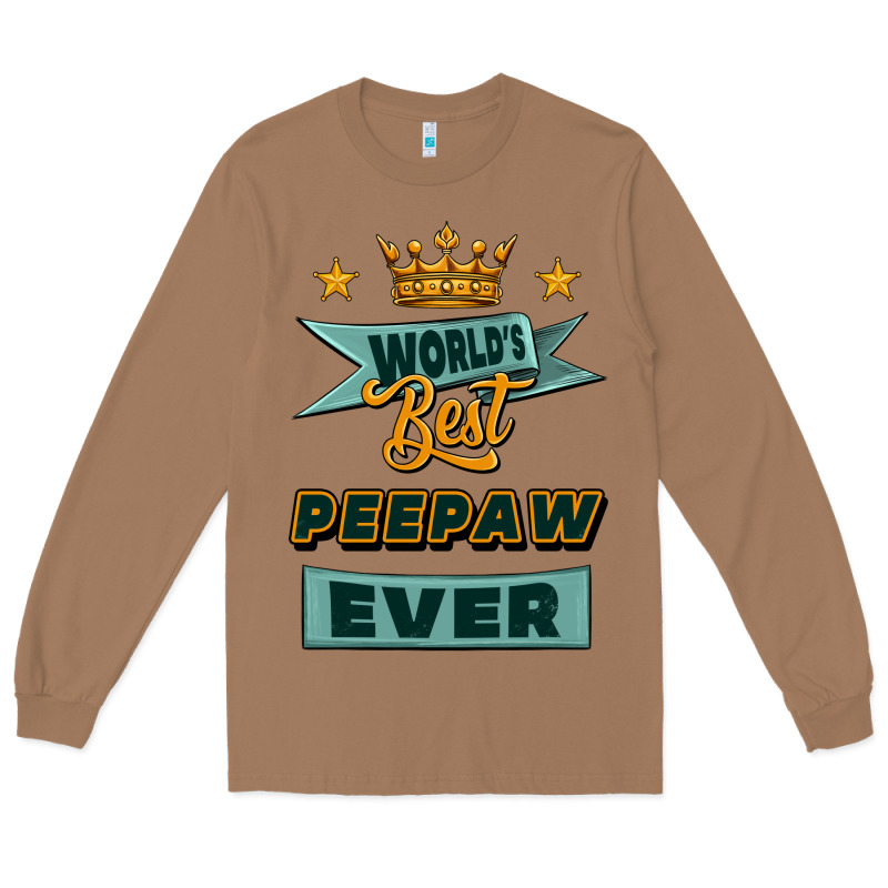 World's Best Peepaw Ever Long Sleeve Tee by Jasminsmagicworld | Teevron