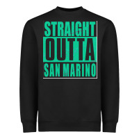 Black Straight Outta San Marino Heavyweight Sweatshirt - Bettercallsaul