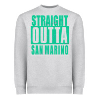 Heather Grey Straight Outta San Marino Heavyweight Sweatshirt - Bettercallsaul