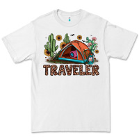 White traveler Premium Tee - JahusDesignShop