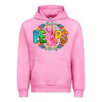Fuchsia Pink Chillin Peeps With My Urban Hoodie - CowhideDigitalArt