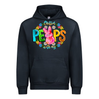 Navy Chillin Peeps With My Urban Hoodie - CowhideDigitalArt