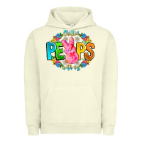 Pigment Pistachio Chillin Peeps With My Urban Hoodie - CowhideDigitalArt