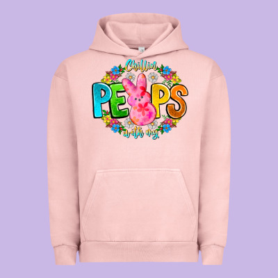 Chillin Peeps With My Urban Hoodie Designed By Cowhidedigitalart