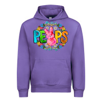 Tulip Chillin Peeps With My Urban Hoodie - CowhideDigitalArt