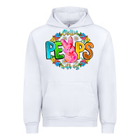 White Chillin Peeps With My Urban Hoodie - CowhideDigitalArt