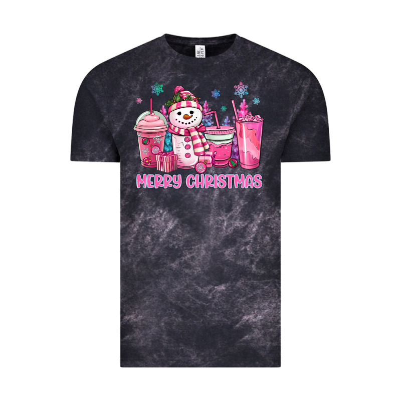 Merry Christmas Snowman Coffee Cups Vintage Tee by MaliasSmallBusiness | Teevron
