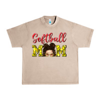 French Oak Softball Mom Urban Heavy Tee - BundleAndBundleShop