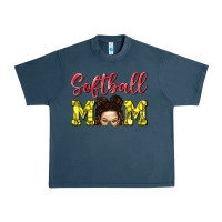Midnight Navy Softball Mom Urban Heavy Tee - BundleAndBundleShop
