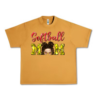 Peanut Butter Softball Mom Urban Heavy Tee - BundleAndBundleShop