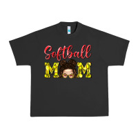 Pigment Black Softball Mom Urban Heavy Tee - BundleAndBundleShop