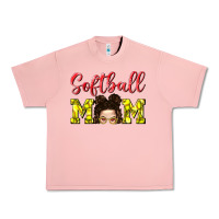 Salmon Softball Mom Urban Heavy Tee - BundleAndBundleShop