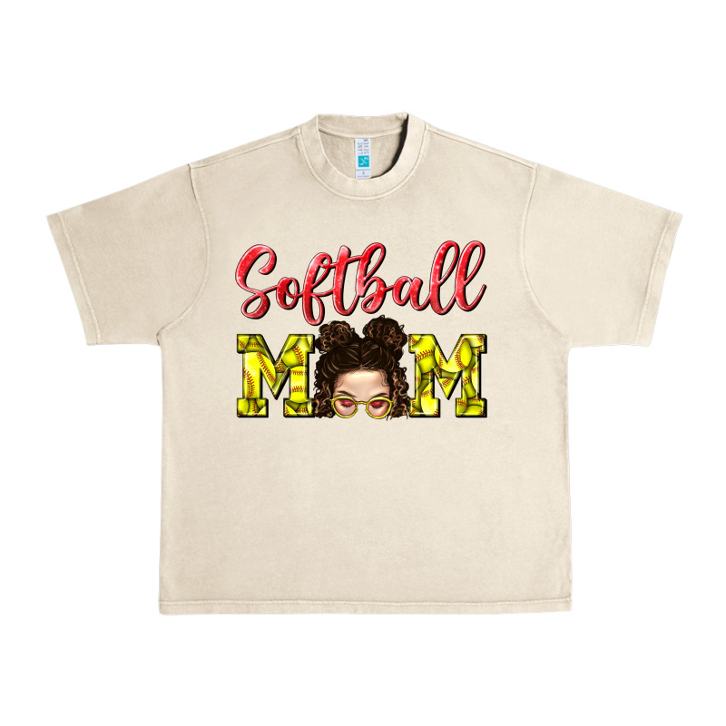 Softball Mom Urban Heavy Tee by BundleAndBundleShop | Teevron