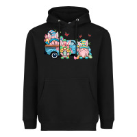 Black Easter gnomes truck Heavyweight Hoodie - OliviaCreatesArt