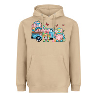 Mushroom Easter gnomes truck Heavyweight Hoodie - OliviaCreatesArt