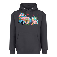 Smoke Easter gnomes truck Heavyweight Hoodie - OliviaCreatesArt