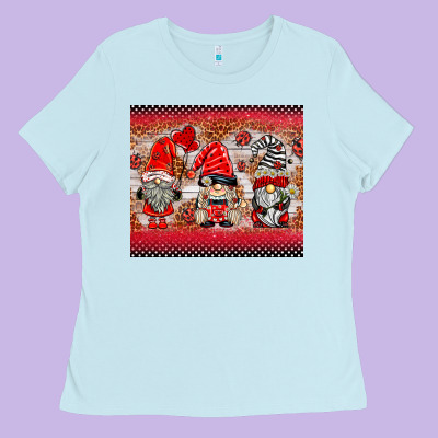 Ladybug Gnomies Ladies Tee Designed By Barkaloodesign
