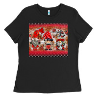 Black ladybug gnomies Ladies Tee - BarkalooDesign