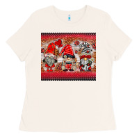 Bone ladybug gnomies Ladies Tee - BarkalooDesign