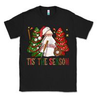 Black tis' the season baseball christmas cakes bbs Classic Tee - BundleAndBundleShop