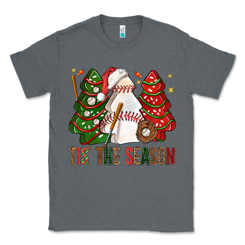 Tis' The Season Baseball Christmas Cakes Bbs Classic Tee by BundleAndBundleShop | Teevron