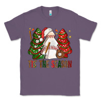 Lavender tis' the season baseball christmas cakes bbs Classic Tee - BundleAndBundleShop