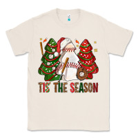 Natural tis' the season baseball christmas cakes bbs Classic Tee - BundleAndBundleShop